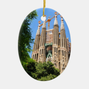 Sagrada Familia in Barcelona, Spanje Keramisch Ornament