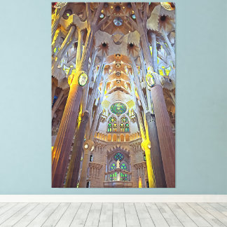 Sagrada Familia Interieur Barcelona Neutrale Print