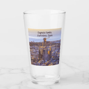 Sagrada Familia Katholieke Kerk, Barcelona, Spanje Glas