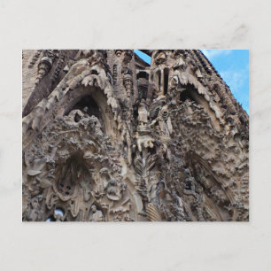 Sagrada Familia, Nativity Façade - Barcelona Foto Briefkaart