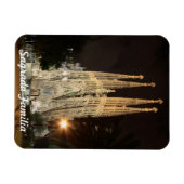 Sagrada Familia 's nachts Magneet (Horizontaal)