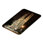 Sagrada Familia 's nachts Magneet (Linkerzijde)