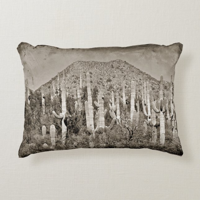  Saguaro Cactus Accent Pillow Kussen (Voorkant)
