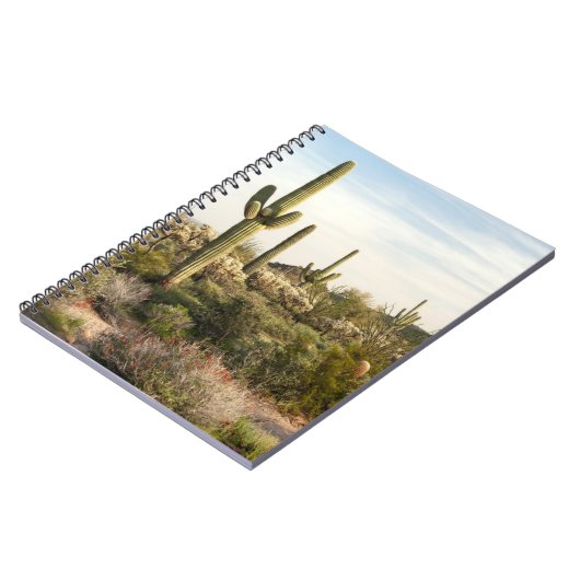 Saguaro Cactus, Arizona, Verenigde Staten Notitieboek (Linkerzijde)