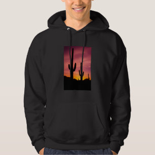 Saguaro-cactus bij zonsopgang, Arizona Hoodie