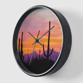 Saguaro Cactus Forest op Sunset (Hoek)