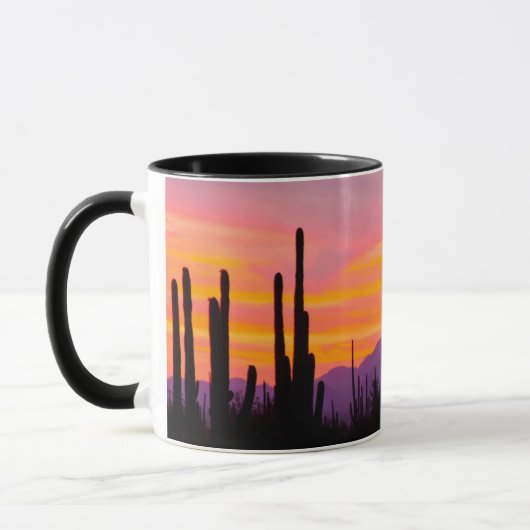 Saguaro Cactus Forest op Sunset Mok (Links)