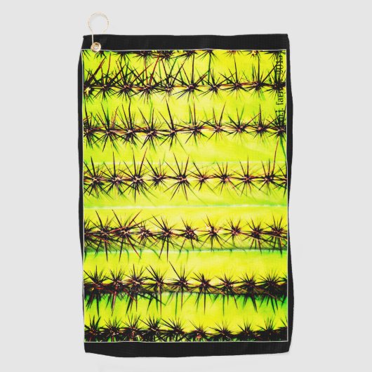 Saguaro Cactus Golf Towel Golfhanddoek (Voorkant)