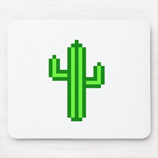 Saguaro Cactus met 8 bits Muismat (Voorkant)
