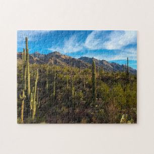 Saguaro Cactus Nationaal Park Arizona. Legpuzzel