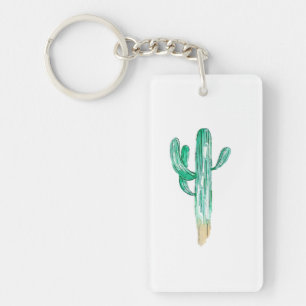 Saguaro Cactus Sleutelhanger Dubbelzijdig