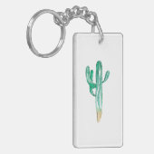 Saguaro Cactus-Sleutelhanger | dubbelzijdig Sleutelhanger (Voorkant Links)