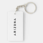 Saguaro Cactus-Sleutelhanger | dubbelzijdig Sleutelhanger (achterkant)