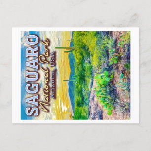 SAGUARO NATIONAL PARK - ARIZONA VERENIGDE STATEN BRIEFKAART