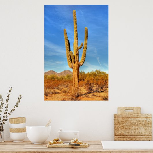 Saguaro Poster (Keuken)