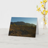 Saguaro Sunrise in het Nationaal Park Saguaro Kaart (Gele Bloem)