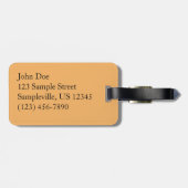 Saguaro Sunset I Arizona Bagagelabel (Achterkant horizontaal)