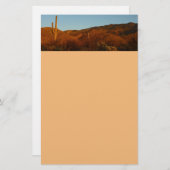 Saguaro Sunset I Arizona Briefpapier (Voorkant / Achterkant)