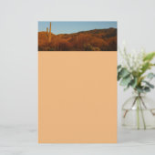 Saguaro Sunset I Arizona Briefpapier (Staand voorkant)
