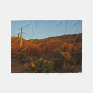 Saguaro Sunset I Arizona Fleece Deken