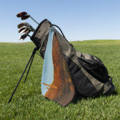 Saguaro Sunset I Arizona Golfhanddoek (Groen)