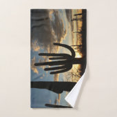 Saguaro Sunset II Arizona (Serviette à main)