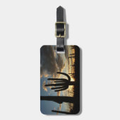 Saguaro Sunset II Arizona Bagagelabel (Voorkant verticaal)