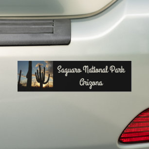 Saguaro Sunset II Arizona Bumpersticker