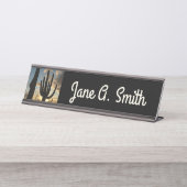 Saguaro Sunset II Arizona Bureau Naambordje (Voorkant)