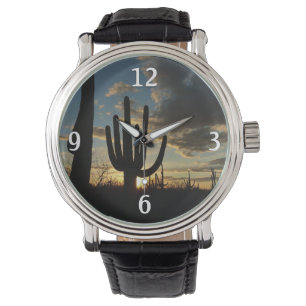 Saguaro Sunset II Arizona Horloge
