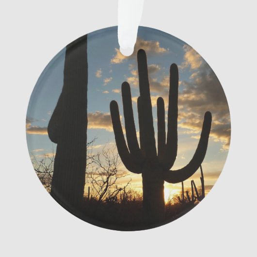 Saguaro Sunset II Arizona Ornament (voorkant)