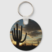 Saguaro Sunset II Arizona Sleutelhanger (Voorkant)
