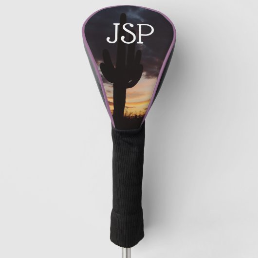 Saguaro Sunset III Arizona Golfheadcover (Voorkant)