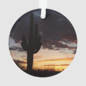 Saguaro Sunset III Arizona Ornament (achterkant)