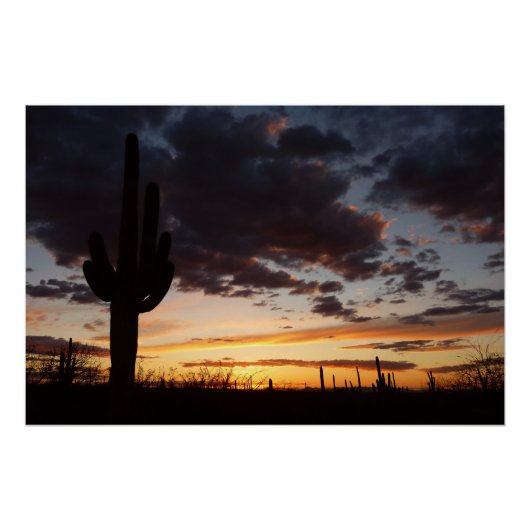 Saguaro Sunset III Arizona Perfect Poster (Voorkant)