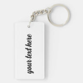 Saguaro Waterverf Sleutelhanger (achterkant)