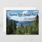 Saguenay Fjord Québec Carte postale Canada (Devant / Derrière)