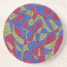 Sahar | Kleurrijke Abstracte Handgetekende Onderze