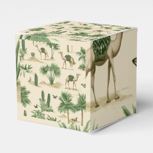 Sahara Camel Gift Box" Bedankdoosjes (Voorkant Zijde)