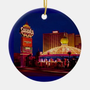 Sahara Hotel Las Vegas Keramisch Ornament