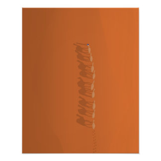 Sahara Marokko | Illustratie antenne Foto Afdruk