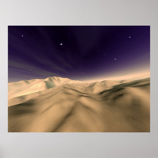 Sahara Night Poster (Voorkant)