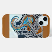 Sahara Parels Tribal Exotische Peacock Case-Mate iPhone Case (Achterkant (horizontaal))