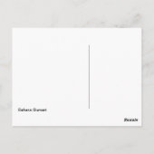 Sahara Sunset Briefkaart (Achterkant)