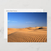 Sahara Tunesië Briefkaart (Voorkant / Achterkant)