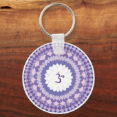 Sahasrara chakra mandala sleutelhanger (Voorkant)