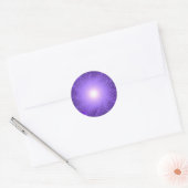 Sahasrara - De Duizend-Benoemde Lotus Ronde Sticker (Envelop)