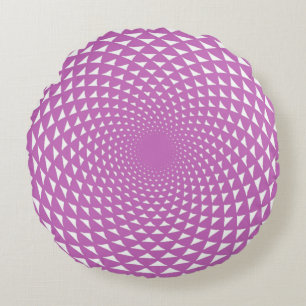 Sahasrara kroon chakra mandala in paars rond kussen