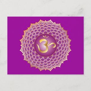 Sahasrara of Briefkaart van kroonkakra