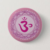 Sahasrara of kroonchakra Ronde Badge Ronde Button 5,7 Cm (Voorkant)